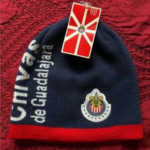 CHIVAS DE GUADALAJARA OFFICIALL , BEANIE , 100% ACRLYC